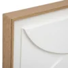 DECO MURALE 3D LOUNA BLANC 55X75CM