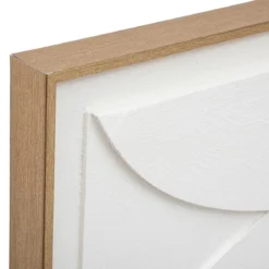 DECO MURALE 3D LOUNA BLANC 55X75CM