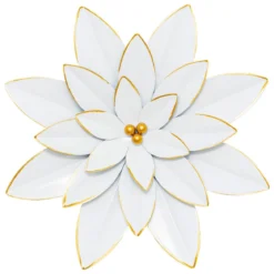 DECO MURALE FLEUR ALYA D.24.5CM X3 PIECES