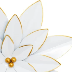 DECO MURALE FLEUR ALYA D.24.5CM X3 PIECES