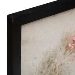 DECO MURALE FLEURS SECHEES LUMIERE D HIVER D.55X55CM