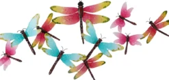 DECO MURALE LIBELLULE 73X3X34CM