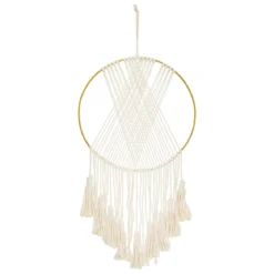 DECO MURALE MACRAME SOLINE D.77X36CM