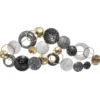 DECO MURALE METAL ROND 93X43CM