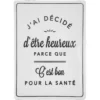 DECO MURALE PLAQUE CYPRIEN METAL D.45X35CM