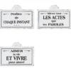 DECO MURALE PLAQUE PACO METAL D.25X18CM