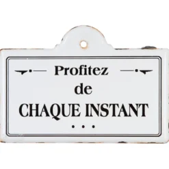 DECO MURALE PLAQUE PACO METAL D.25X18CM