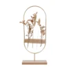 DECORATION A POSER OVAL FLEURS SECHEES H.35CM