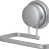 DEROULEUR ALUMINIUM WC AVEC VENTOUSE CHROME