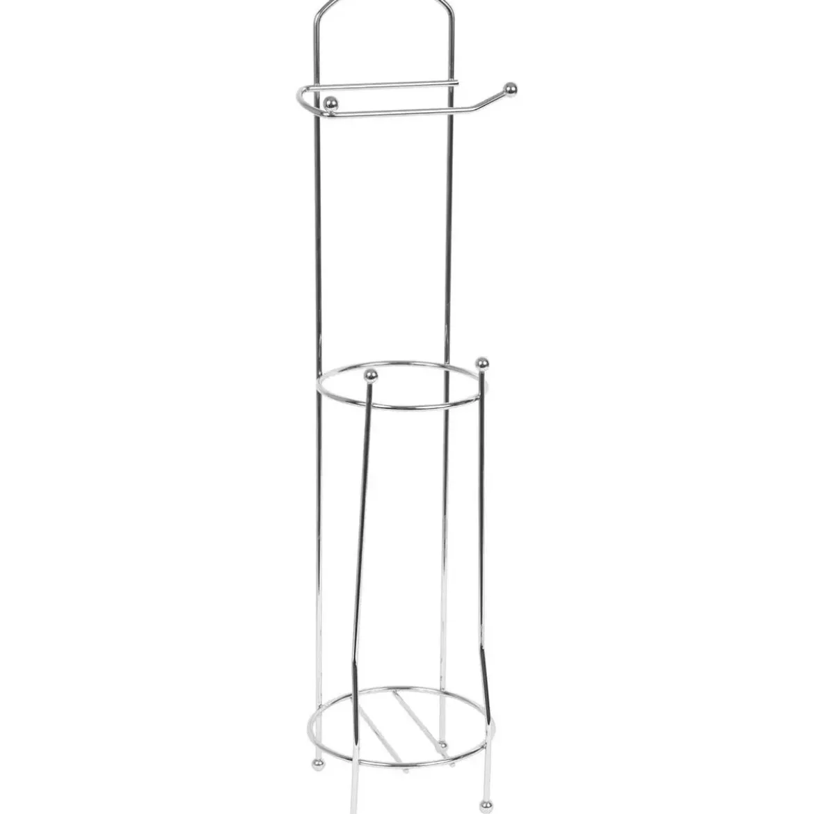 DEROULEUR ET RESERVE PAPIER WC METAL CHROME