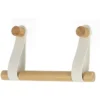 DEROULEUR PAPIER WC AVEC LANIERES BLANC BAMBOU