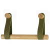 DEROULEUR PAPIER WC AVEC LANIERES KAKI BAMBOU