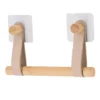 DEROULEUR PAPIER WC BAMBOU LANIERES SIMILI CUIR BEIGE BAMBOU