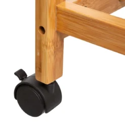 DESSERTE BAMBOU D.37X37X76CM
