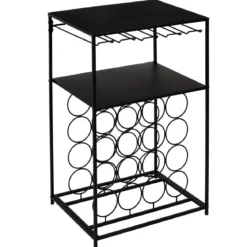 DESSERTE METAL PORTE BOUTEILLE