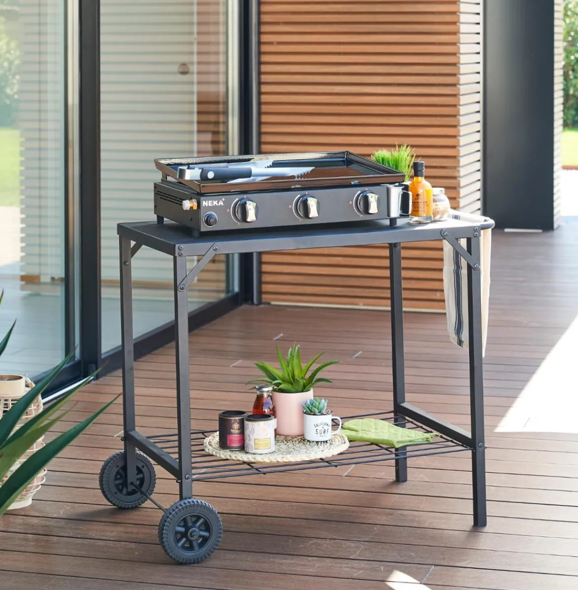 DESSERTE PLANCHA 90X58X75CM