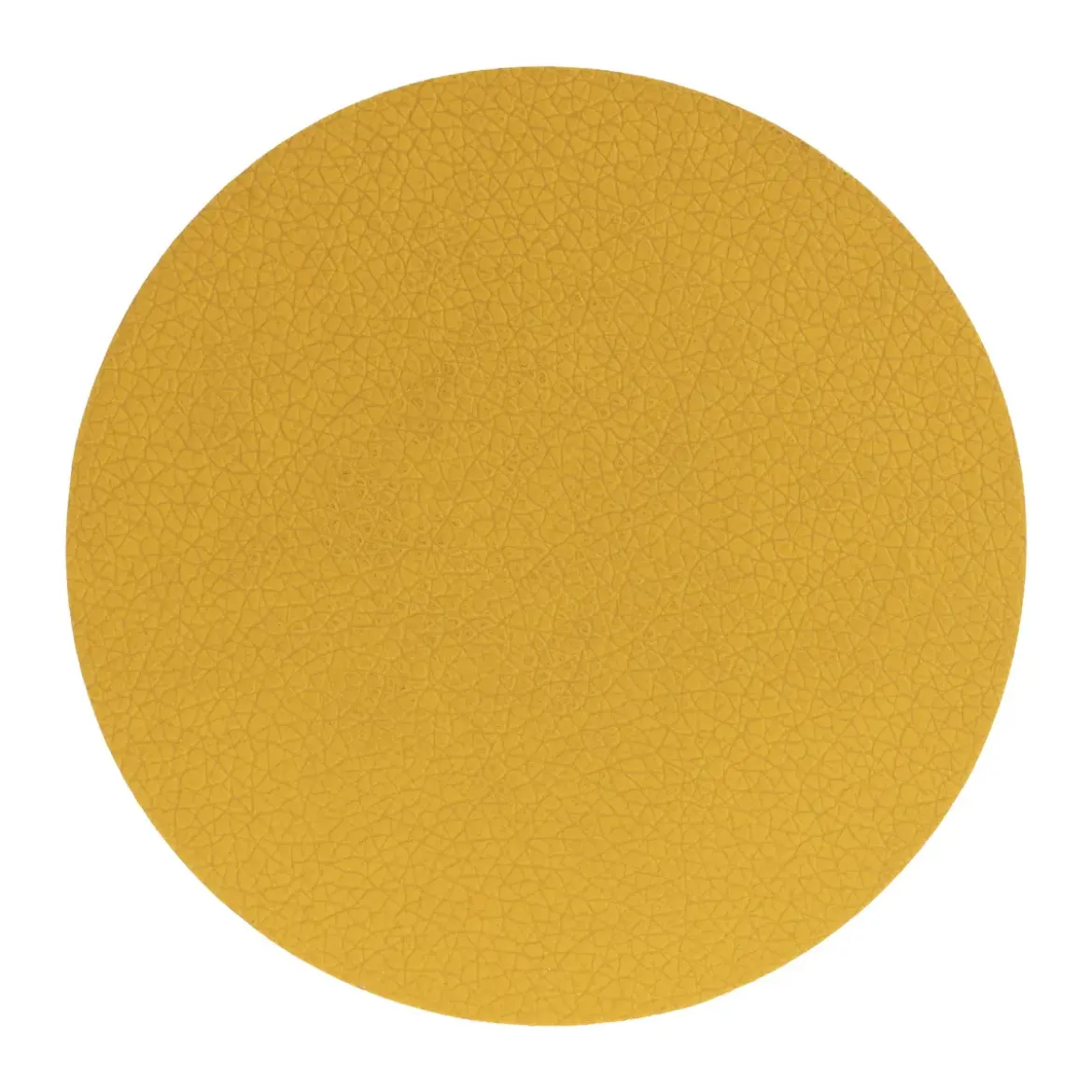 DESSOUS DE VERRE X6 PIECES TENOR D.10CM JAUNE