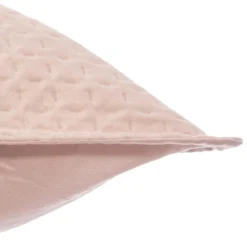 DESSUS DE LIT ET 2 TAIES DOLCE ROSE POUDRE 260X240CM
