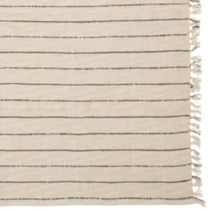 DESSUS DE LIT SLUB RAYURE 240X260CM