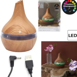 DIFFUSEUR HUILES ESSENTIELLES LED