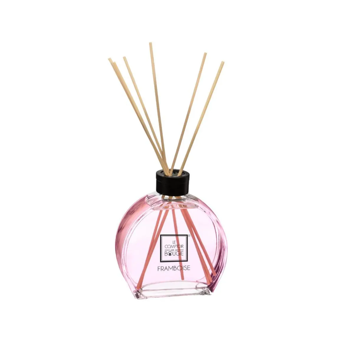 DIFFUSEUR PARFUME FRAMBOISE HALY 50ML AVEC 6 BATONS