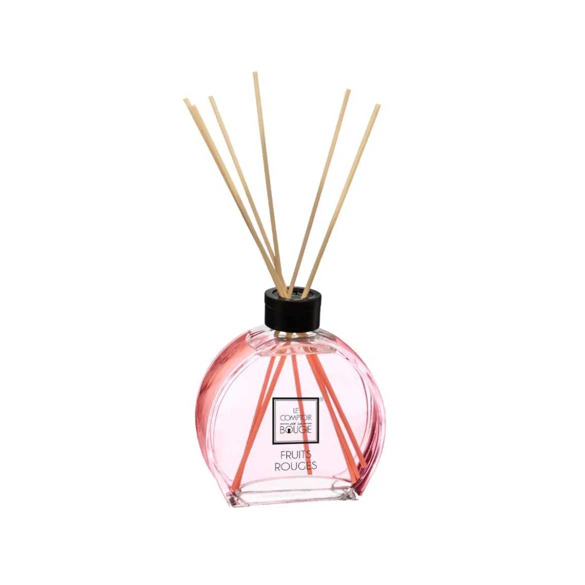 DIFFUSEUR PARFUME FRUIT ROUGE HALY 50ML AVEC 6 BATONS