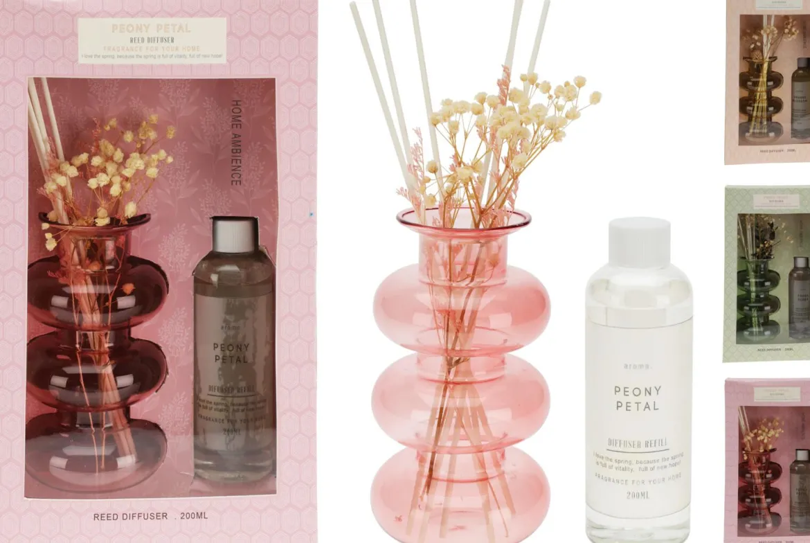 DIFFUSEUR TRANSPARENT PARFUM