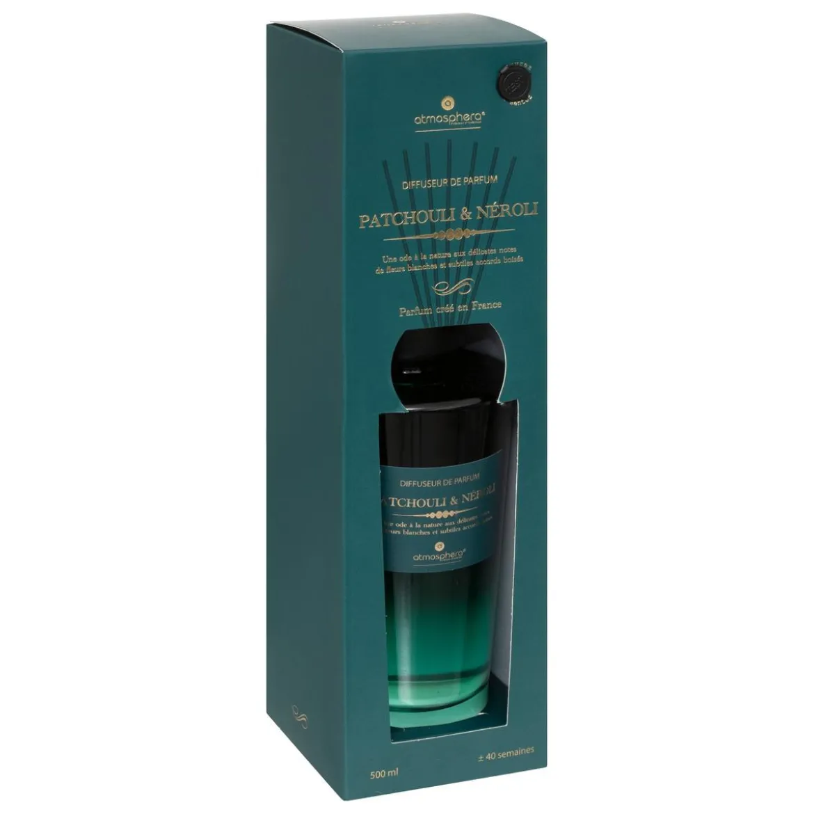 DIFFUSEUR VERRE ALMA PATCHOULI 500ML