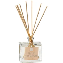 DIFFUSEUR VERRE ELEA FLEURS ORANGE 160ML
