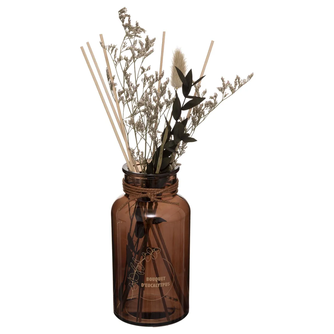 DIFFUSEUR VERRE FLEUR MULA EUCALYPTUS 300ML