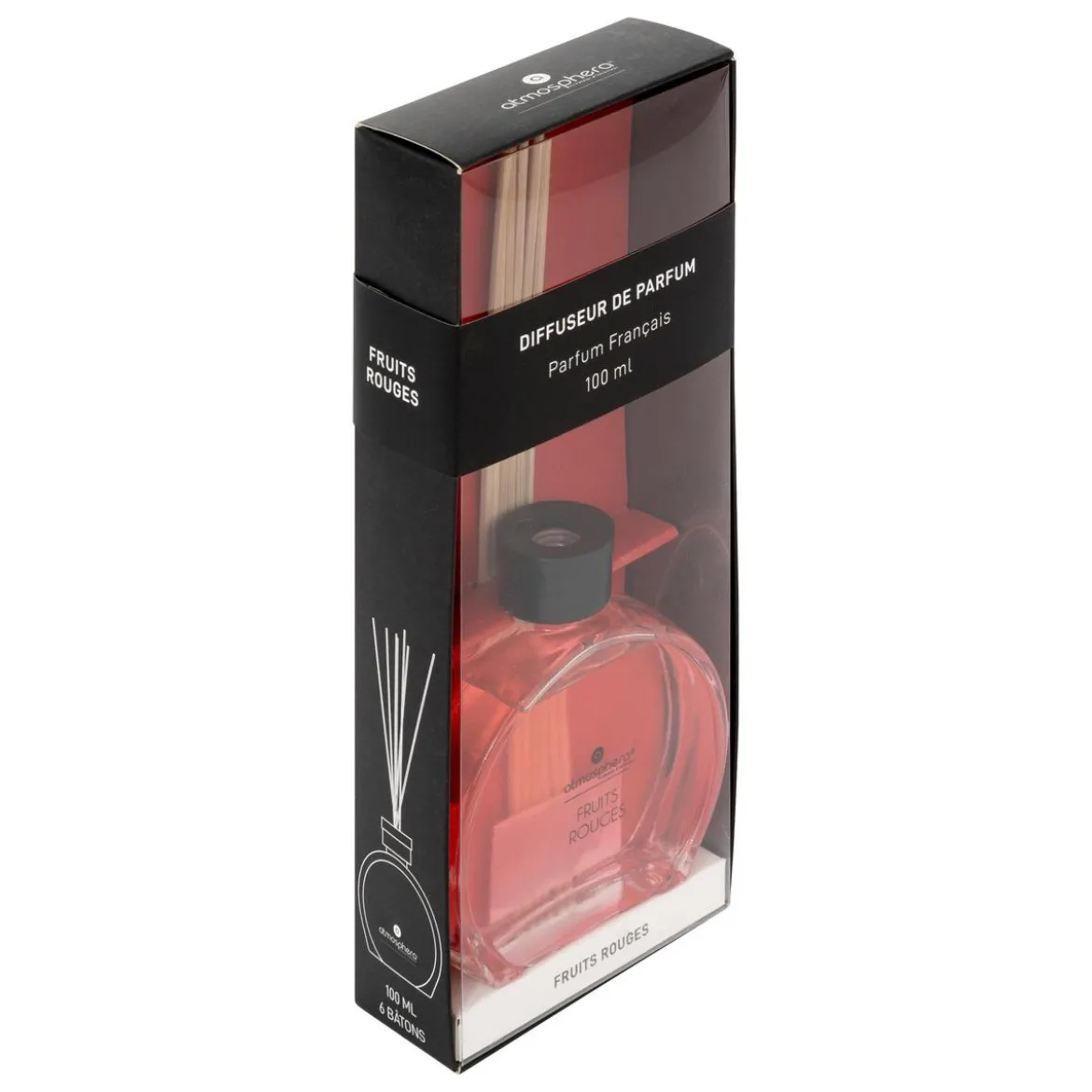 DIFFUSEUR VERRE HALY FRUITS ROUGE 100ML