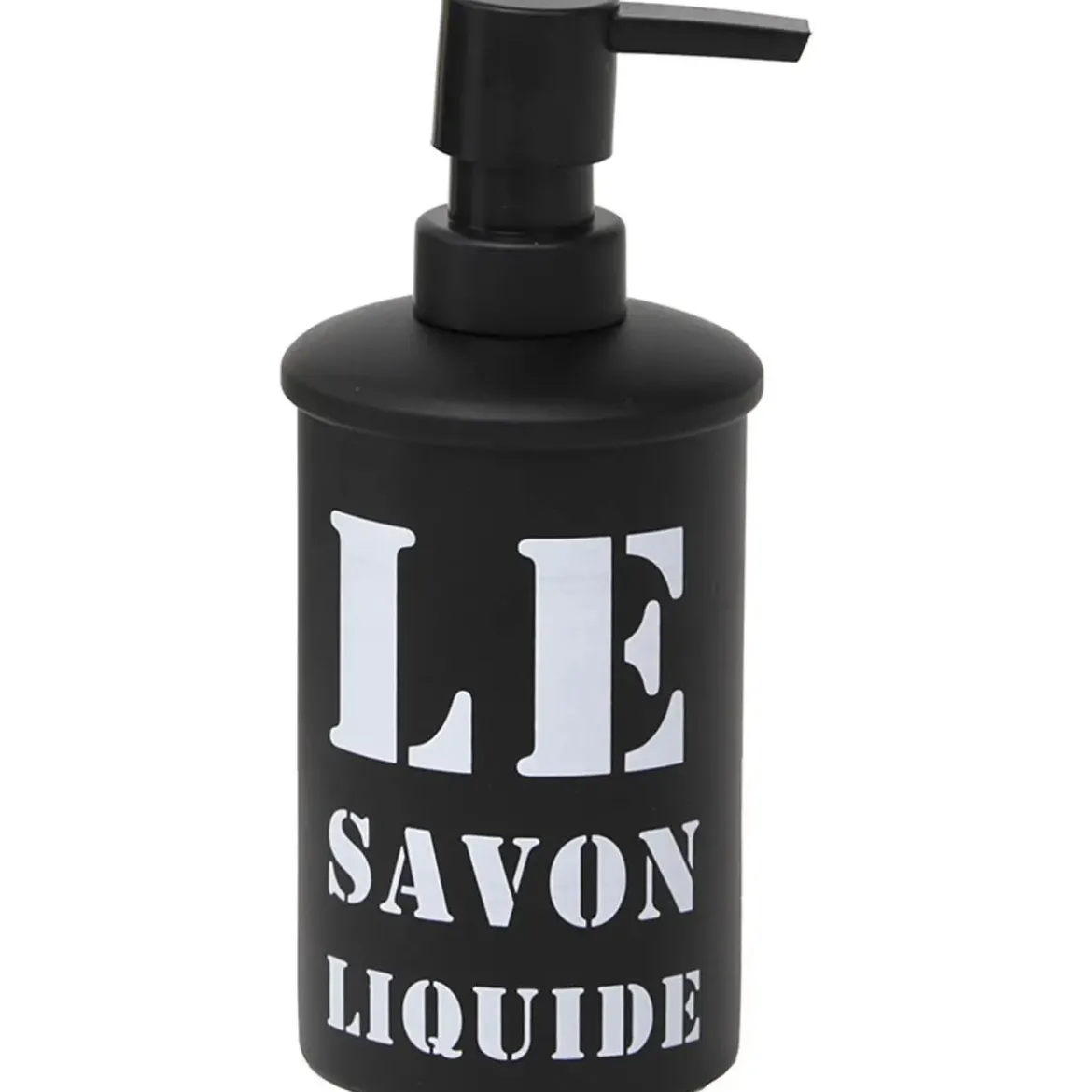 DISTRIBUTEUR A SAVON METAL NOIR