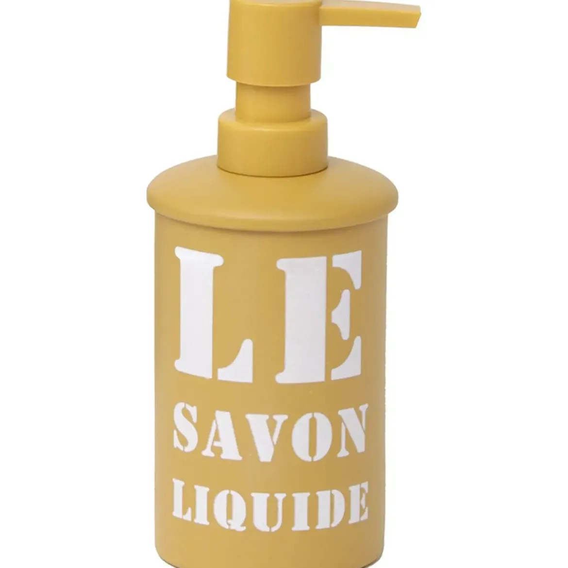 DISTRIBUTEUR A SAVON METAL MOUTARDE