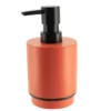 DISTRIBUTEUR A SAVON ROND 290ML TERRE DE SIENNE NOIR