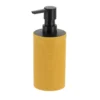 DISTRIBUTEUR SAVON BICOLORE 440ML OCRE NOIR