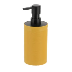 DISTRIBUTEUR SAVON BICOLORE 440ML OCRE NOIR