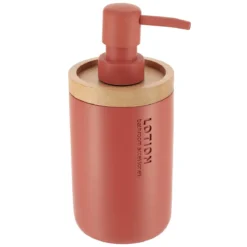 DISTRIBUTEUR A SAVON POLYRESINE 280ML TERRACOTTA