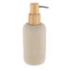 DISTRIBUTEUR ROND EFFET MAILLE ET POMPE BAMBOU 340ML NATUREL