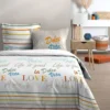 DOLCEVITA HOUSSE COUETTE 240X220CM ET 2 TAIES 63X63CM