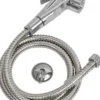 DOUCHETTE TOILETTE FLEXIBLE ACIER INOXYDABLE 120CM CHROME