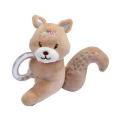 DOUDOU ANNEAU 7X9X12CM ECUREUIL FORET MAGIQUE