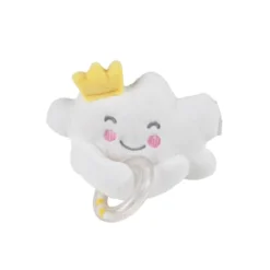 DOUDOU ANNEAU 7X9X12CM NUAGE ESSEN CIEL
