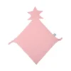 DOUDOU MOUCHOIR ETOILE GAZE DE COTON 30X46CM ROSE