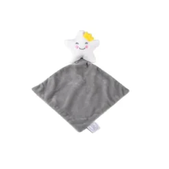 DOUDOU MOUCHOIR 18X18CM ETOILE ESSEN CIEL
