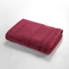 DRAP DE DOUCHE 70X130CM EPONGE UNIE TENDRESSE RUBIS
