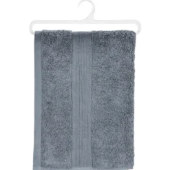 DRAP DOUCHE 450GR GRIS FONCE 70X130CM