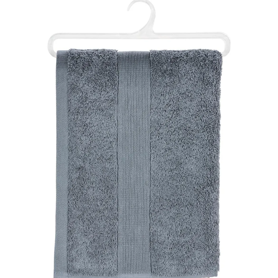 DRAP DOUCHE 450GR GRIS FONCE 70X130CM
