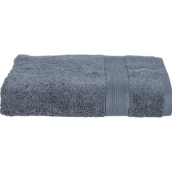 DRAP DOUCHE 450GR GRIS FONCE 70X130CM