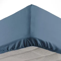 DRAP HOUSSE 140X190CM MICROFIBRE OSCAR BLEU NUIT