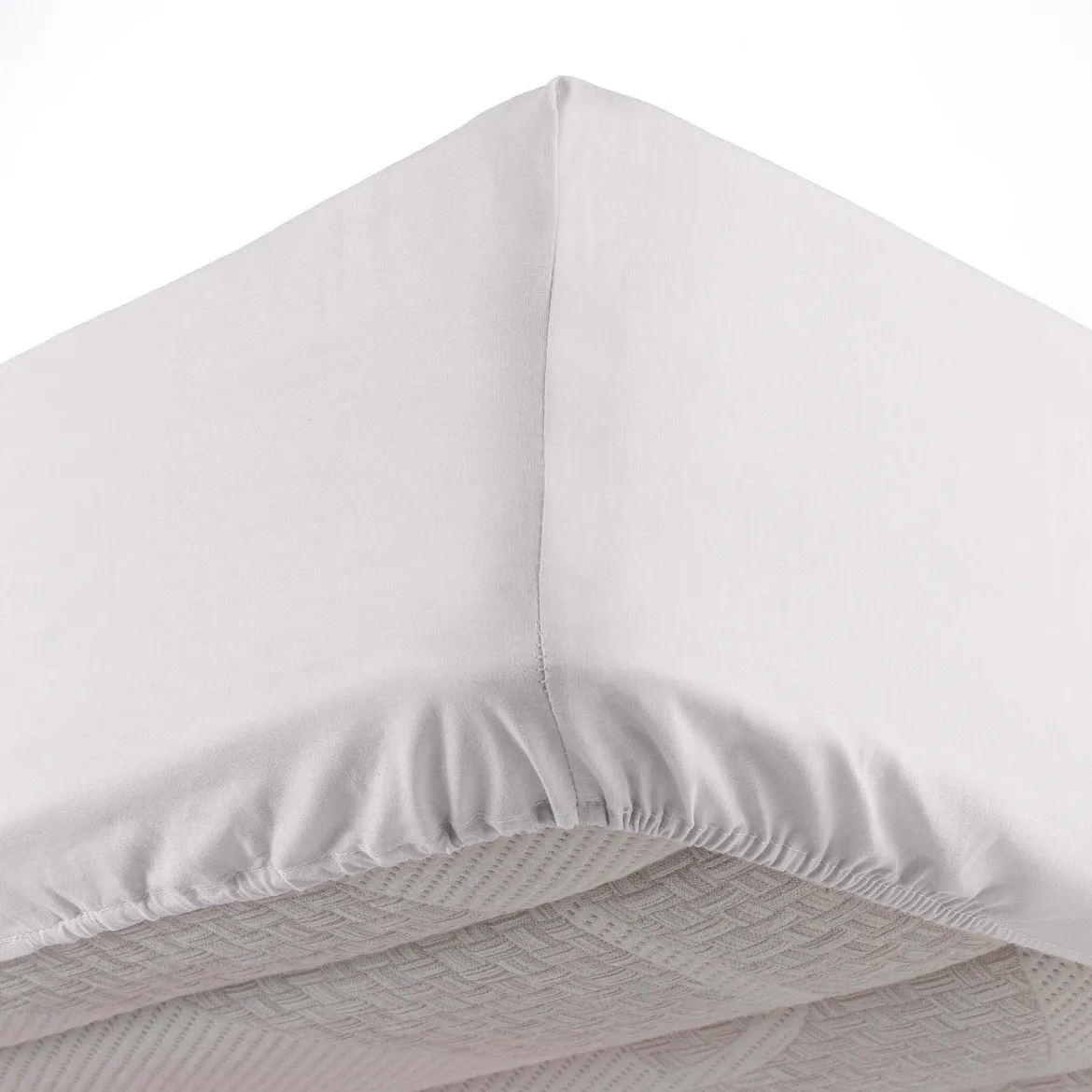 DRAP HOUSSE 140X190CM MICROFIBRE OSCAR BLANC